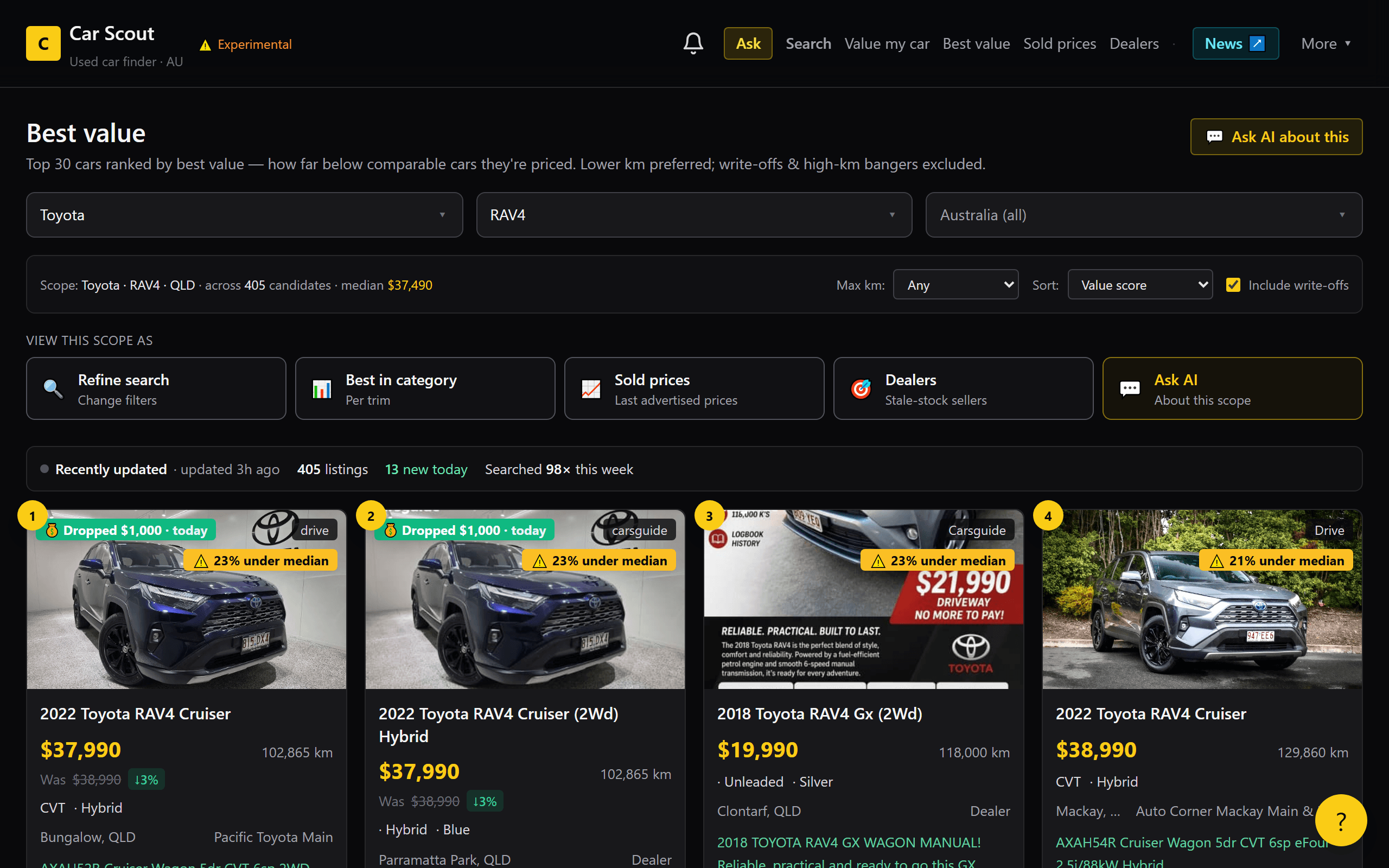 Best value — Car Scout