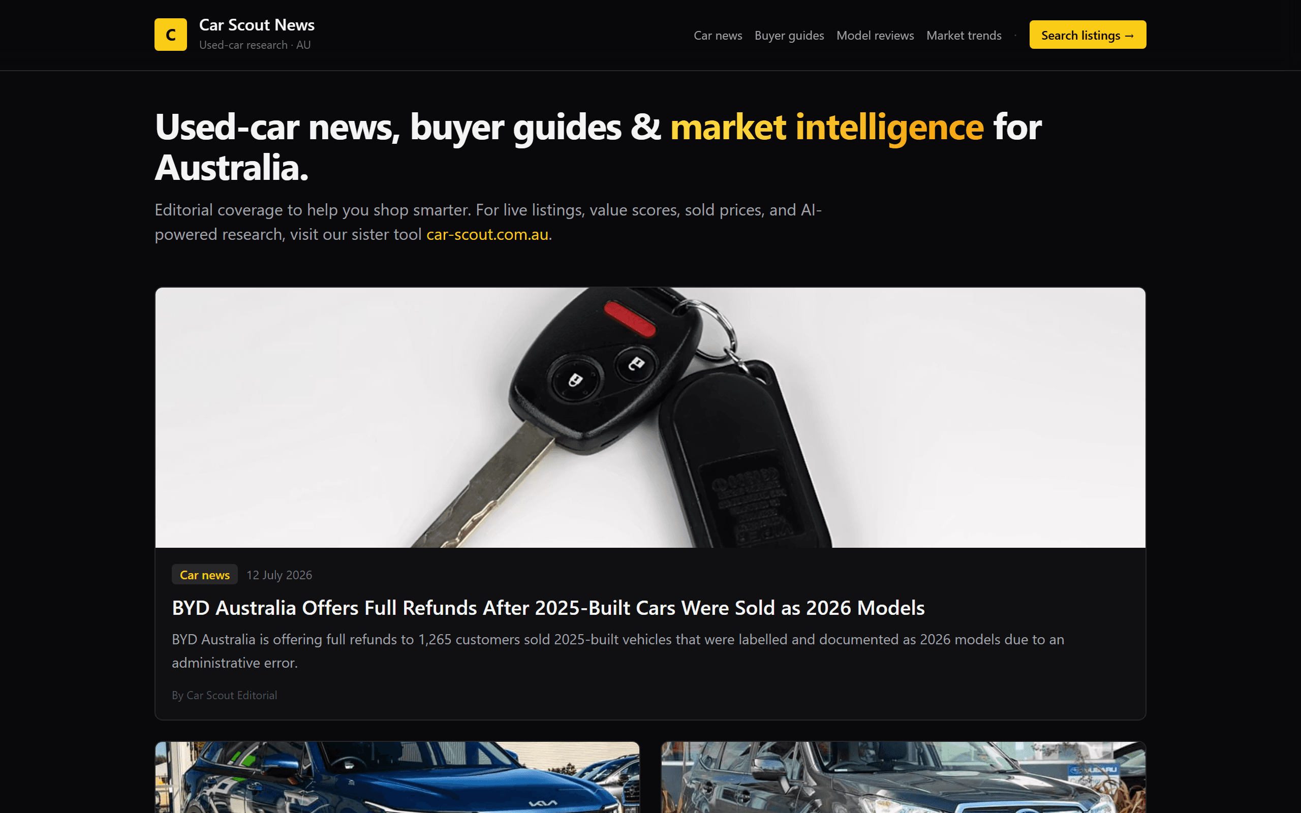 carscout.au — Car Scout